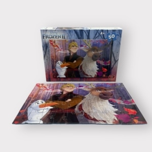 puzzle 50 pièces la reine des neiges 2 - Sven Olaf Kristoff Dans La Foret
