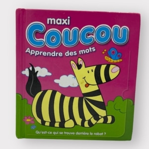 livre maxi coucou - Apprendre des mots