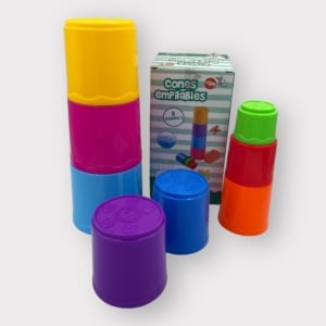 8 cones empilables