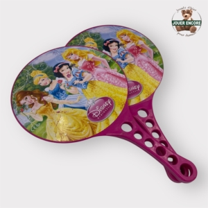 Raquettes de Plage Fuchsia Disney Princesses – Set de Jeu d'Été pour Enfant