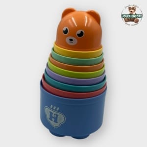Boîtes à Empiler Éducatives – Multicolores avec Lettres et Chiffres
