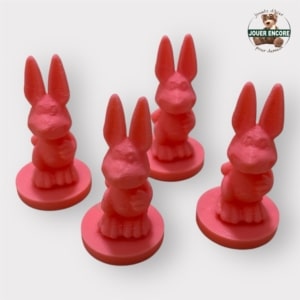 Lapin de remplacement imprimé en 3D pour jeu Croque Carotte